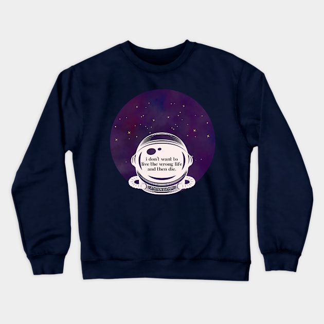 Life Seeking Purpose Crewneck Sweatshirt by FlawedFacets